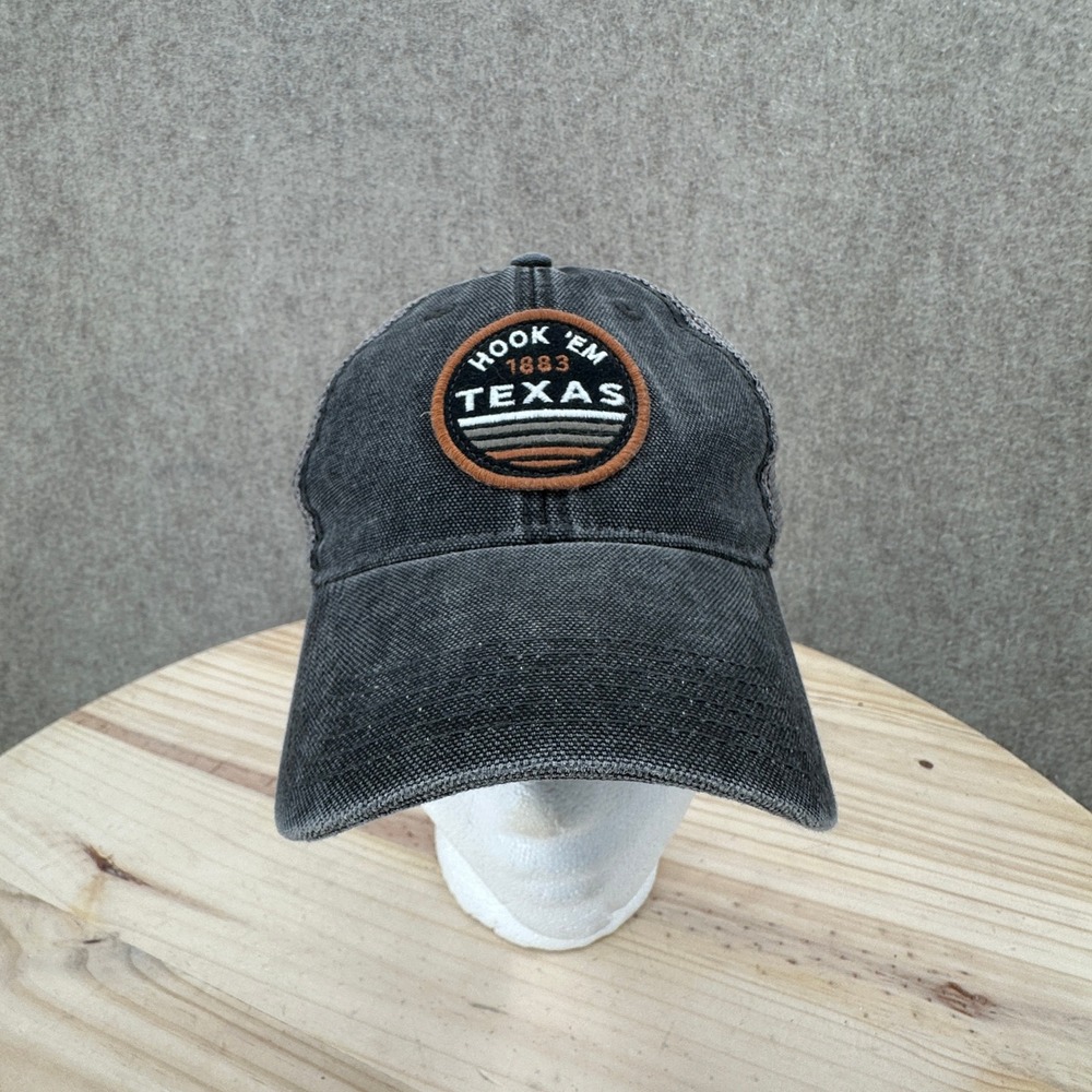 Legacy 92 Texas Hook Em 1883 Trucker Hat Faded TX Longhorn Mesh Snapback Cap